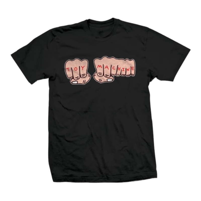 Toy Machine Fists T-Shirt Black S Black
