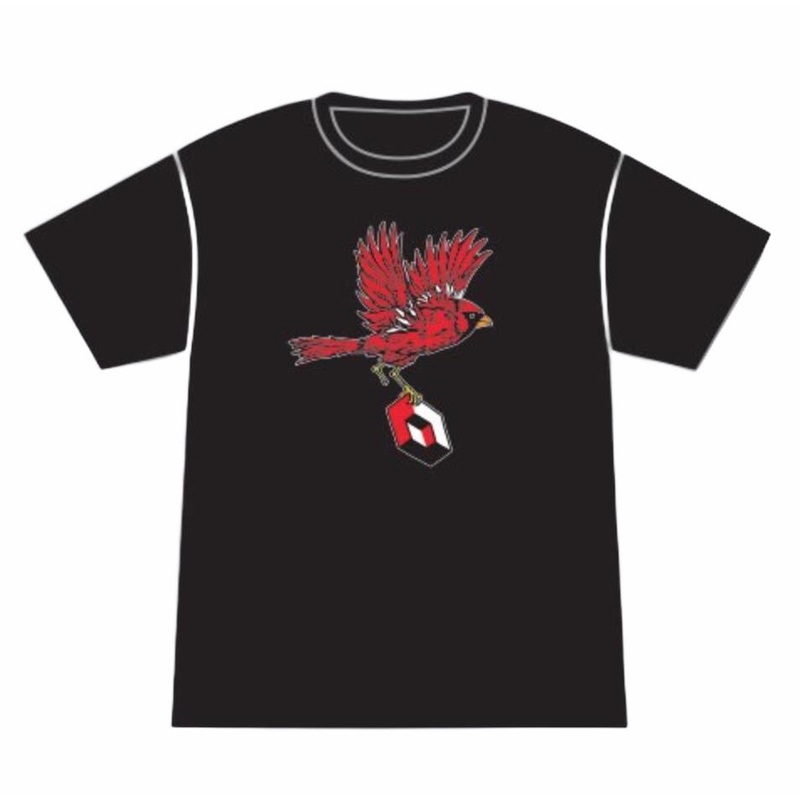 CONSOLIDATED ONE LEGGED CARDINAL T SHIRT BLACK S