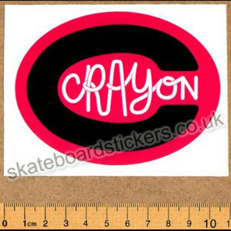 Crayon Skateboard Sticker