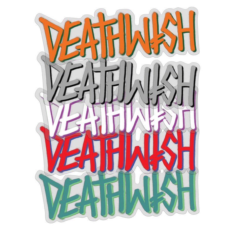 Deathwish Deathspray Big Sticker Assorted 8″