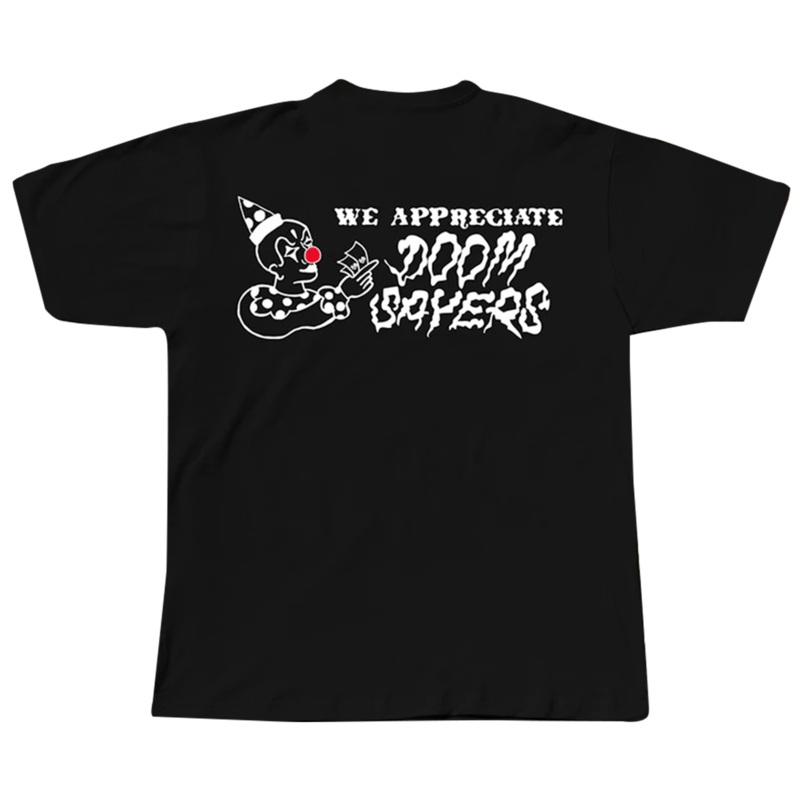 Doom Sayers We Appreciate You T Shirt Black Medium