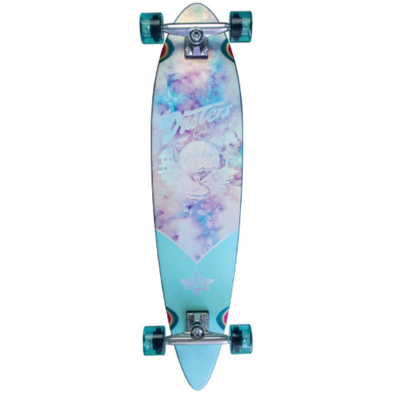 Dusters Cruisin Chrome Holographic Longboard Complete 37″ 37″