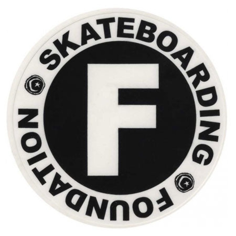 Foundation Circle F Sticker Assorted 4.25″