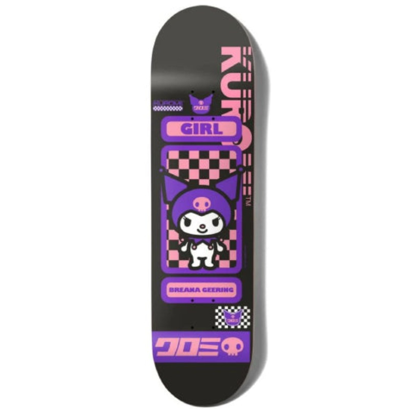 Girl Breana Geering Pro Sanrio Tokyo Speed Skateboard Deck 8.0″