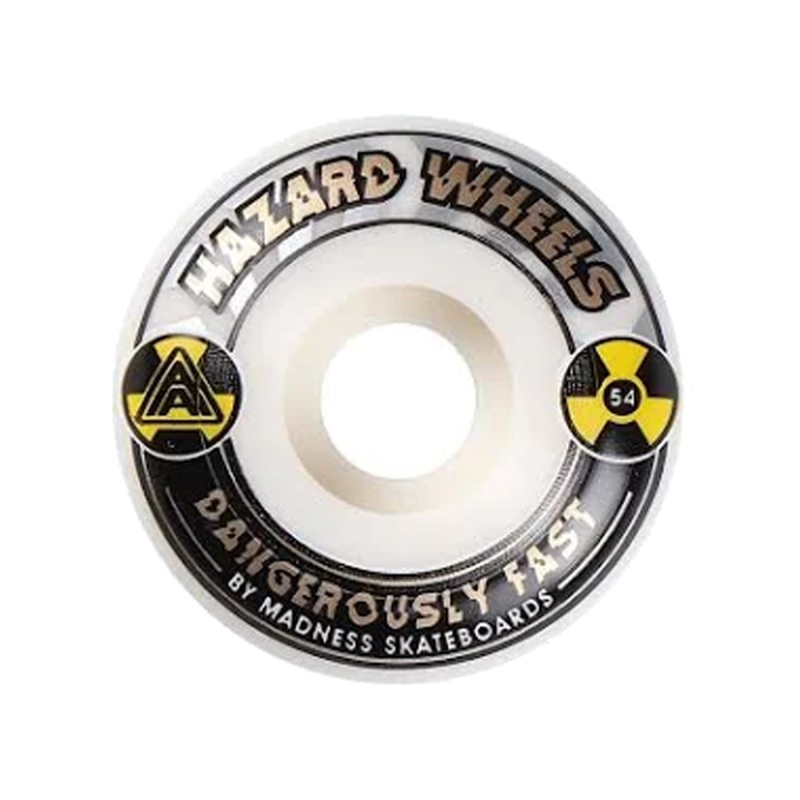 Hazard “Alarm” Conical Shape 101A Duro Wheels – 54mm  – * BLEM SET