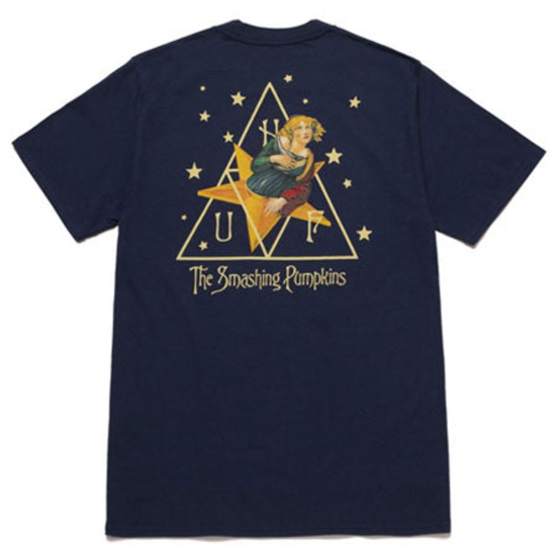HUF Smashing Pumpkins x HUF Starlight T Shirt Navy Large