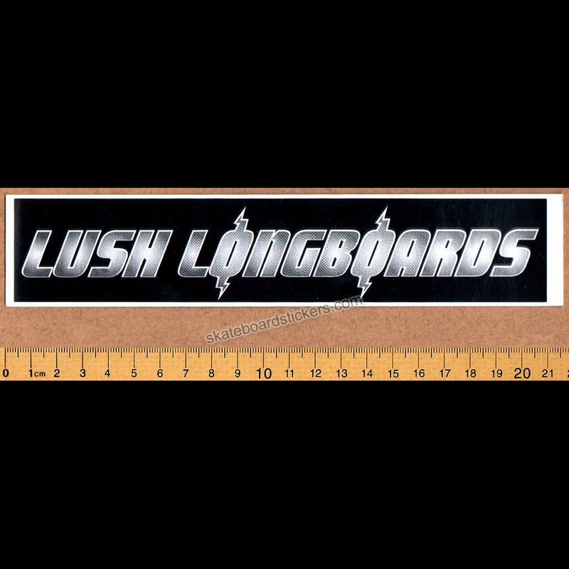 Lush Longboards Skateboard Sticker