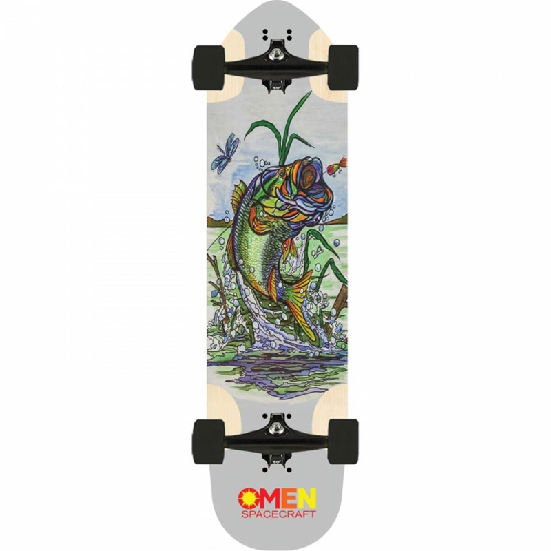 Omen Giza Bigmouth 36″ Downhill/Freeride Longboard Complete