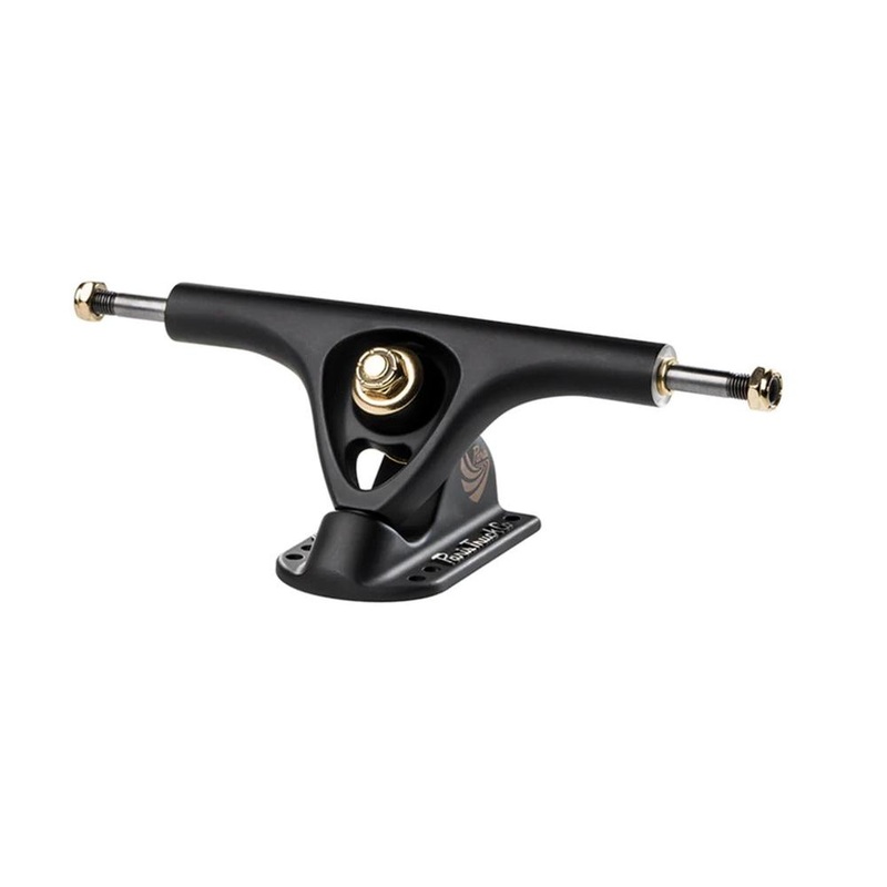 Paris V3 165mm/50 Matte Black/Gold Hardware Longboard Trucks | Set of 2