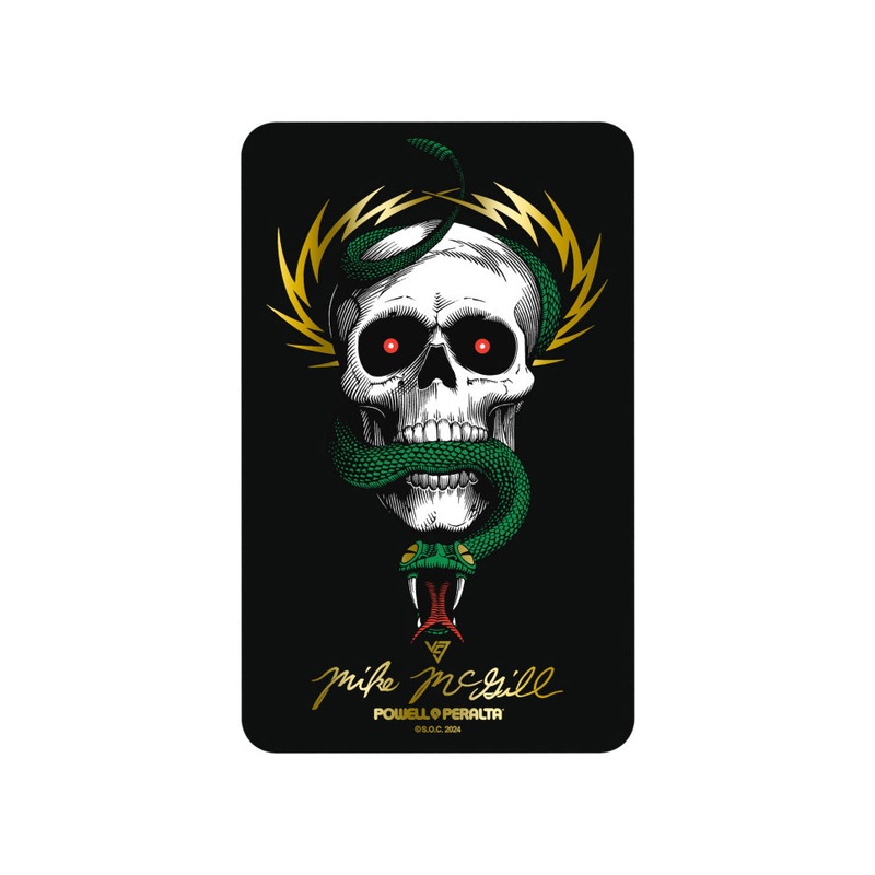 Powell Peralta McGill 40th Anniversary Sticker Black One Size