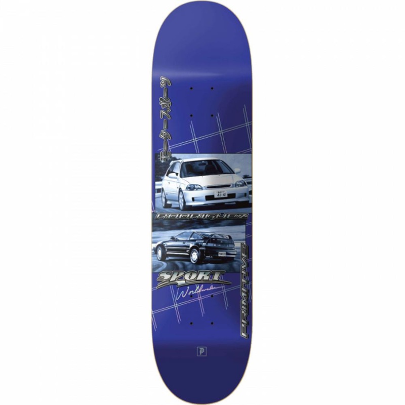 Primitive Rodriguez Projects 8.12″ Blue Skateboard Deck