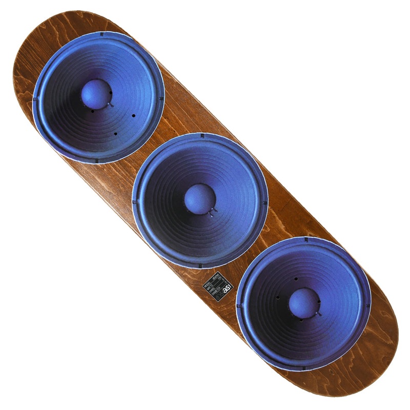 Quasi Dane Barker Speakerhead Deck Brown 8.75 x 32.625 WB:14.5