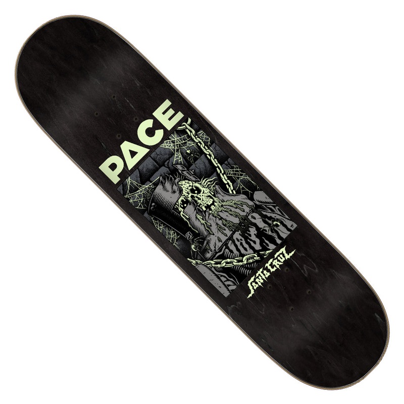 Santa Cruz Rob Pace VX Deck Black 8.25 x 31.8 WB:14.2