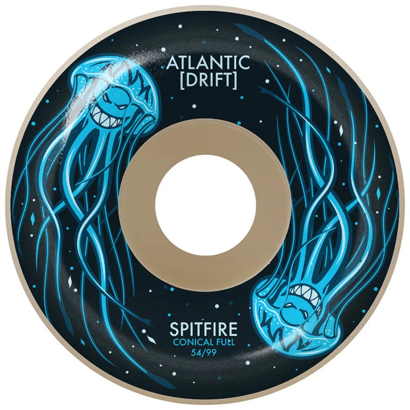 Spitfire Atlantic Drift Conical Full Formula Four 99D Wheels Natural 54mm