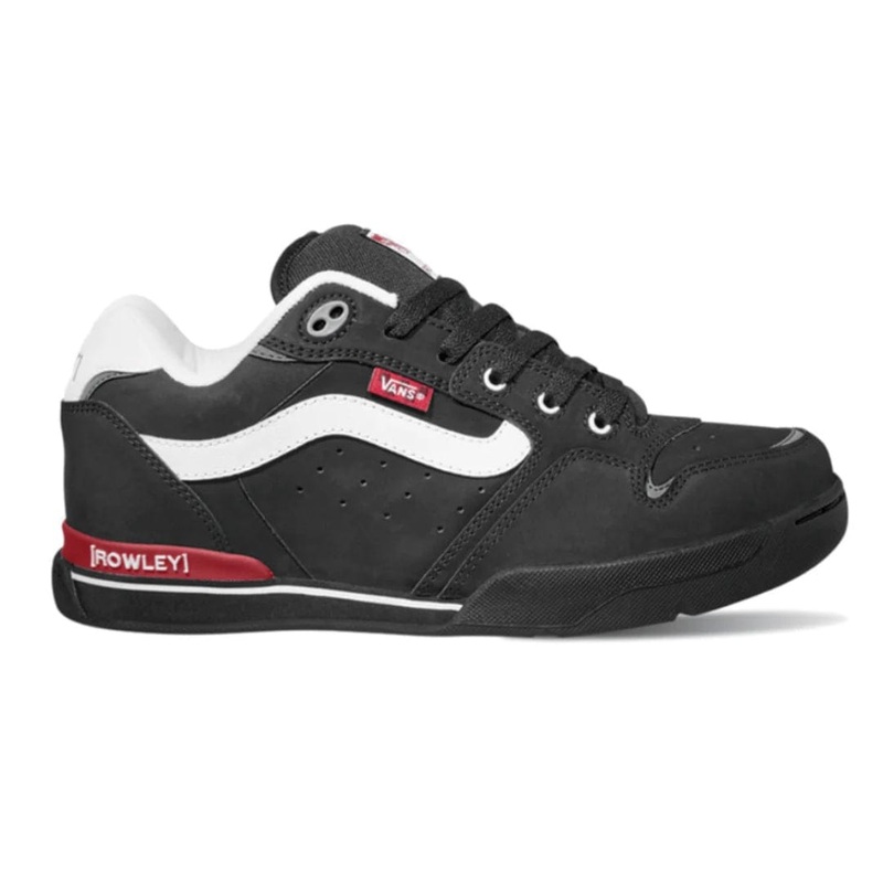 VANS ROWLEY XLT BLACK RED 8.5