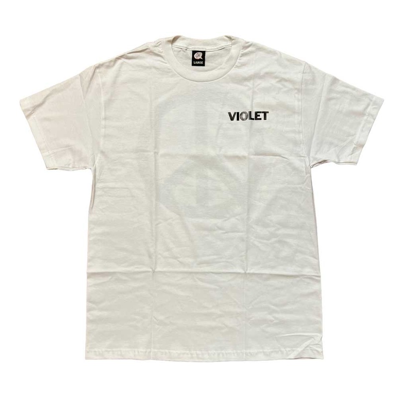 Violet Tee Peace White LG