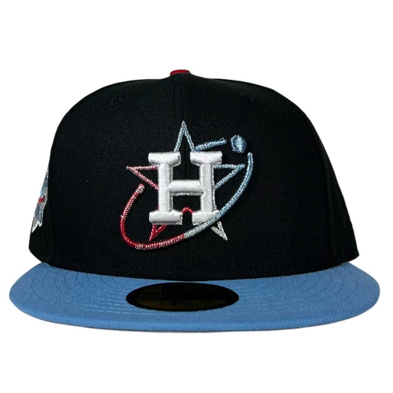 Black Blue Red Space City Connect WS22 Houston Astros New Era Hat 5950 Fitted 5950 Day 6 7/8
