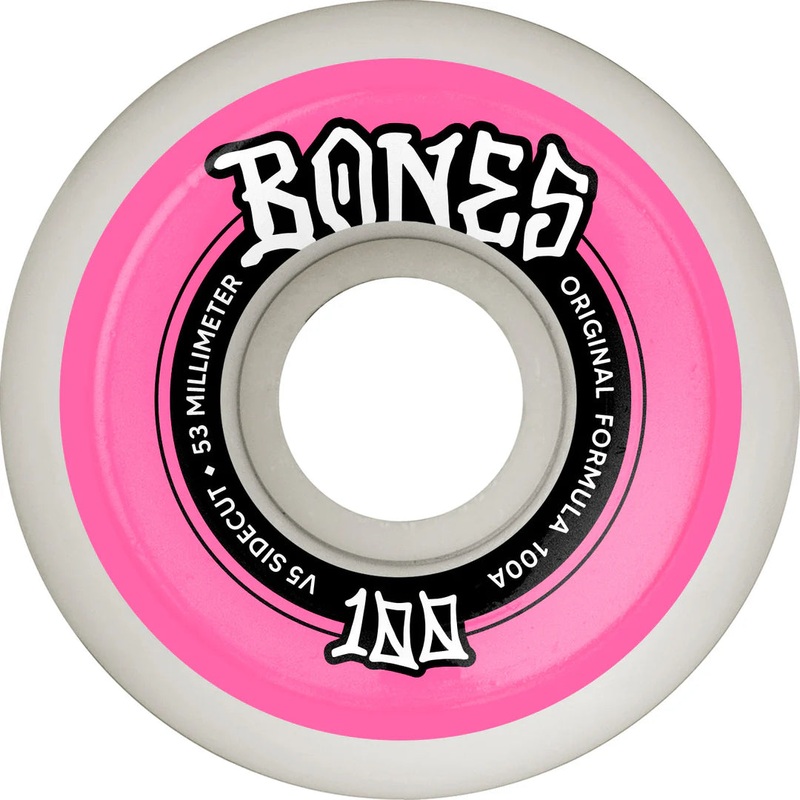 Bones 100’s OG Formula V5 Sidecut 100a 53mm 53mm