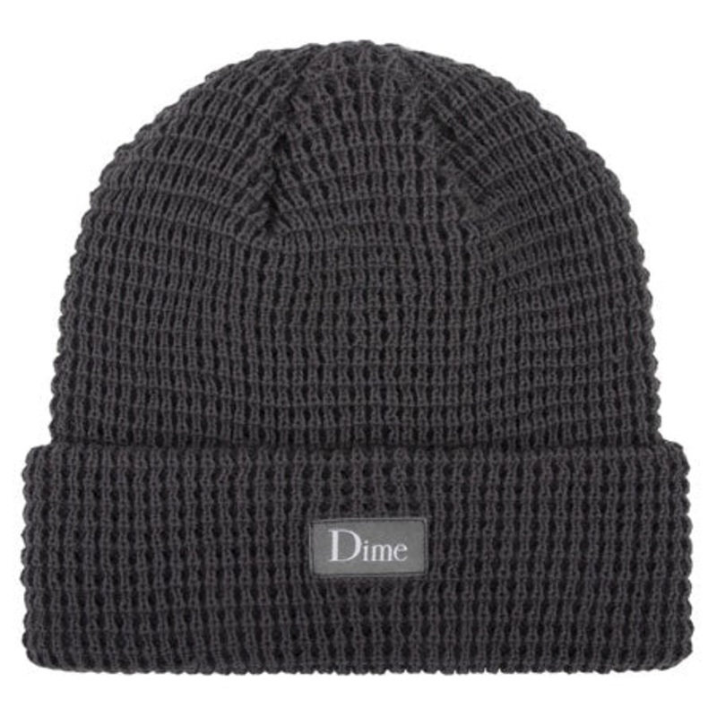 Dime Waffle Beanie Dark Grey One size fits all