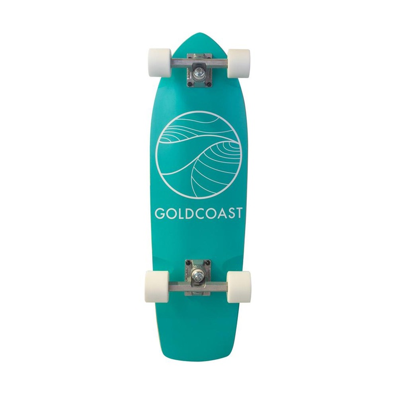 Goldcoast Turquoise 28″ Cruiser Longboard Complete