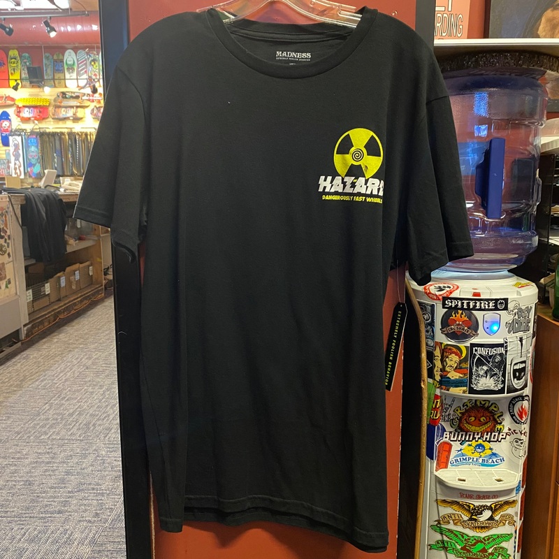 Hazard Wheels Black T-Shirt Large Large