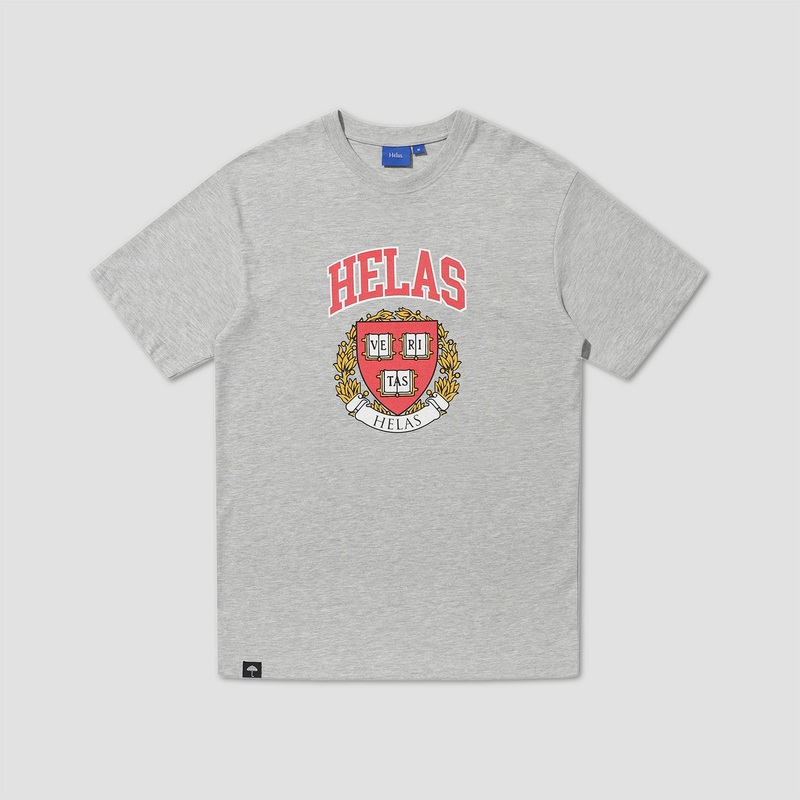 Helas Veritas T-Shirt Heather Grey X-Small