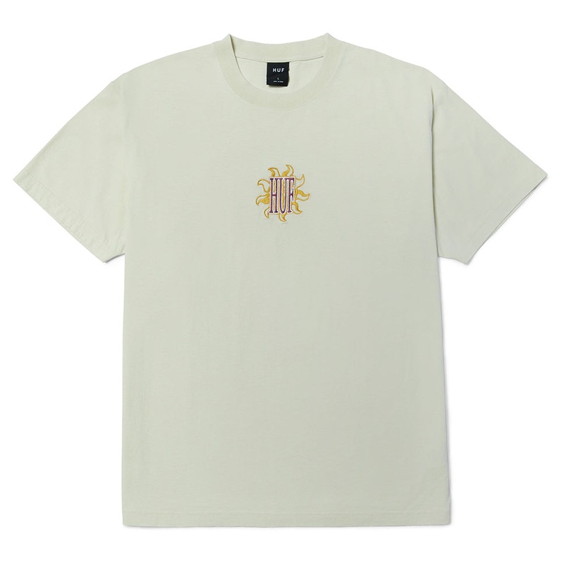 HUF Apollo Washed T Shirt Natural Medium