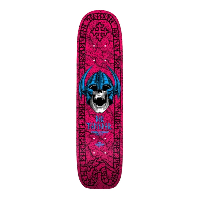 Powell Peralta Per Welinder Nordic Skull Freestyle Skateboard Deck 7.25 x 27 Hot Pink 7.25