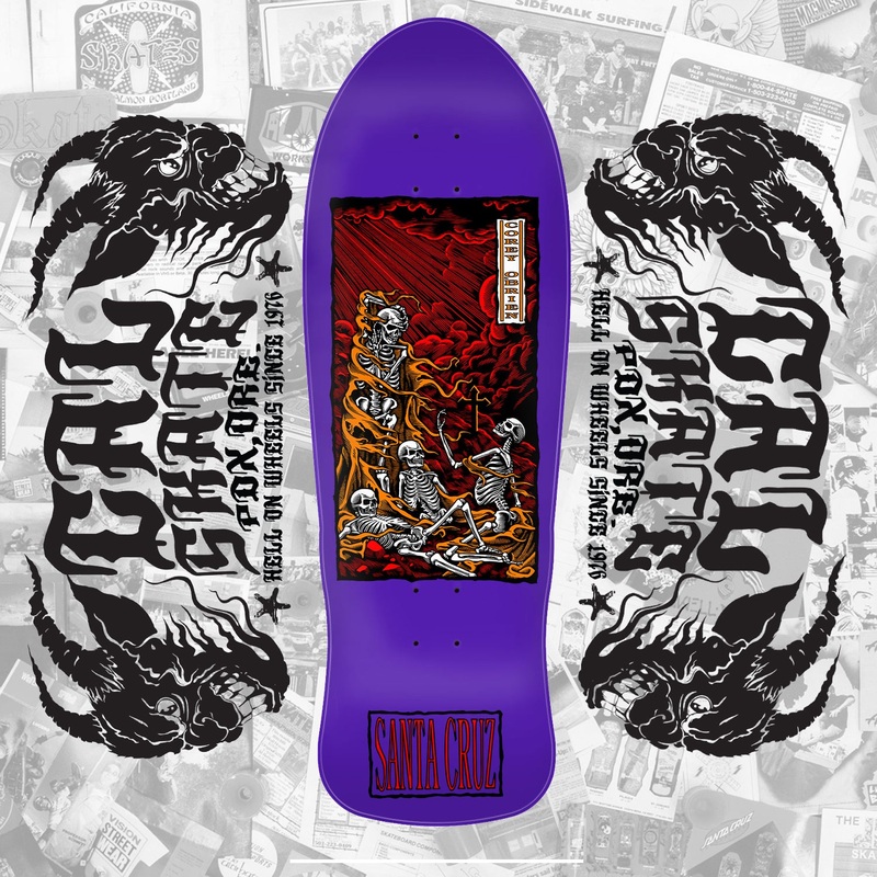 Santa Cruz “Corey O’Brien- Purgatory” 9.85″ Purple Dip Reissue