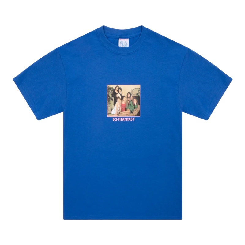 SCI FI FANTASY BOOK CLUB T SHIRT BLUE S Blue