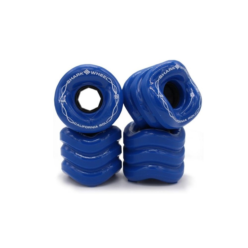 Shark Wheel Ibiza Blue California Roll 60mm Skateboard Wheels