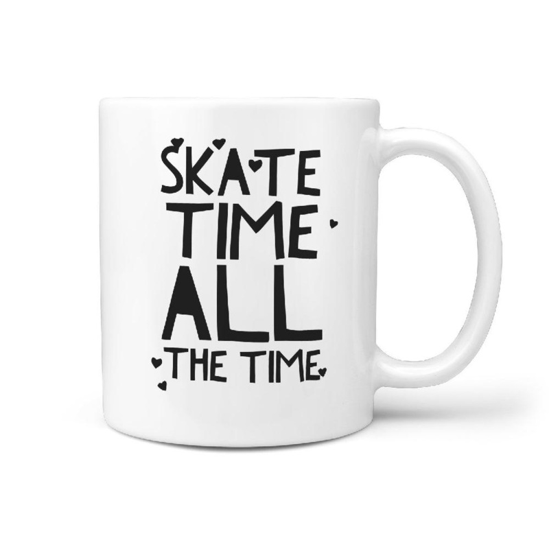 Skate Time all the Time – Coffee Mug Skateboarder