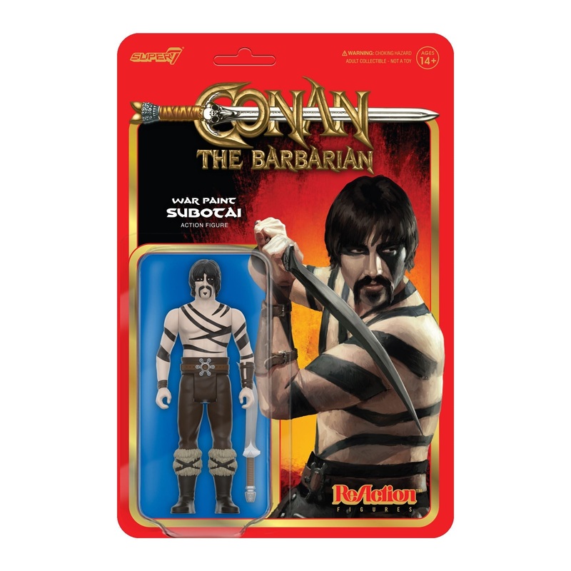 Super7 x CONAN THE BARBARIAN – SUBOTAI (WAR PAINT) ReAction Figure