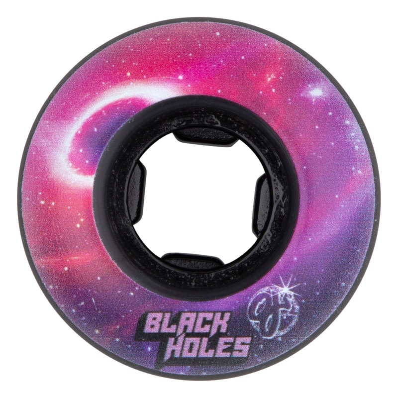 45mm Black Holes Mini Chubbies 99a OJ Skateboard Wheels Black 45mm