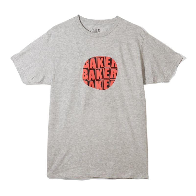 BAKER CORE ATHLETIC T SHIRT HEATHER GREY S