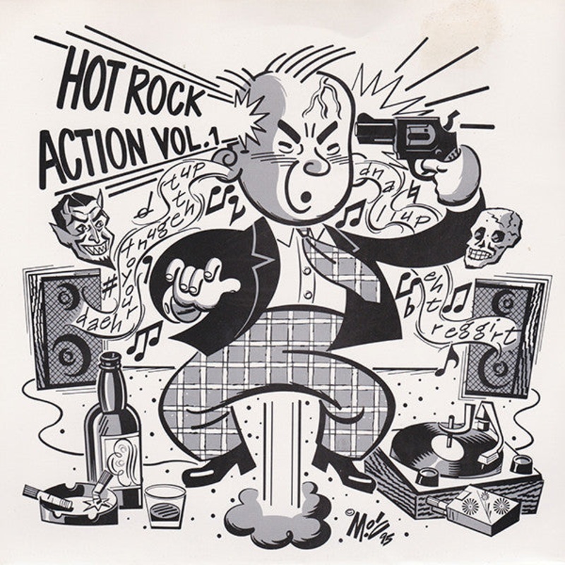 Compilation – Hot Rock Action Vol. 1 Vinyl 7″ Record