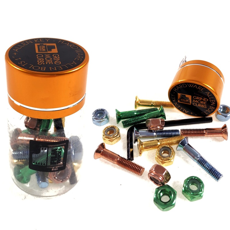 Film Trucks Bolts Allen 1″ – Chome Multi
