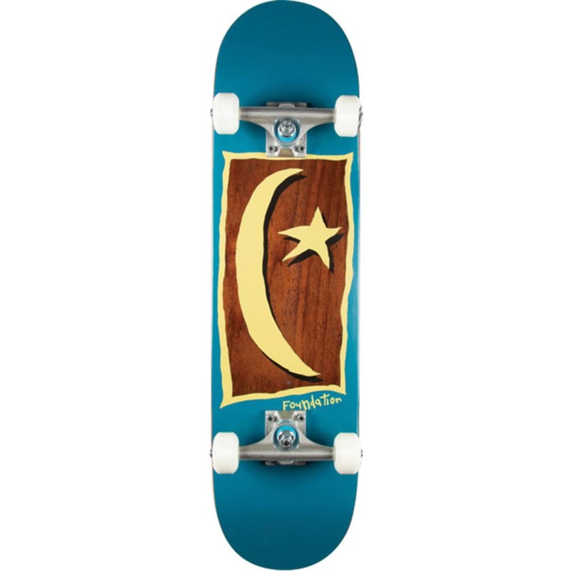 Foundation Star & Moon V2 7.88″ Blue Skateboard