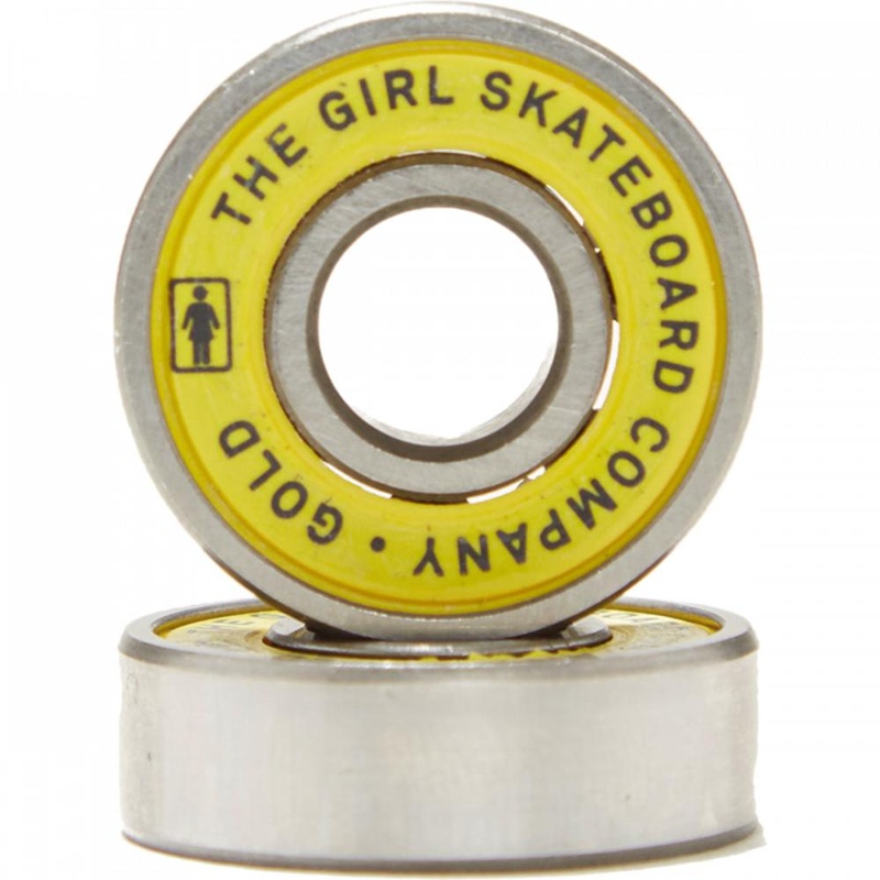 Girl ABEC-7 Gold Skateboard Longboard Bearings