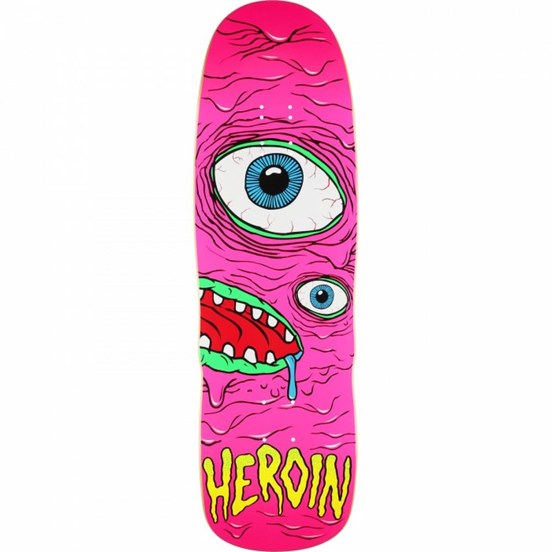 Heroin Pink Mutant 9.5″ Skateboard Deck