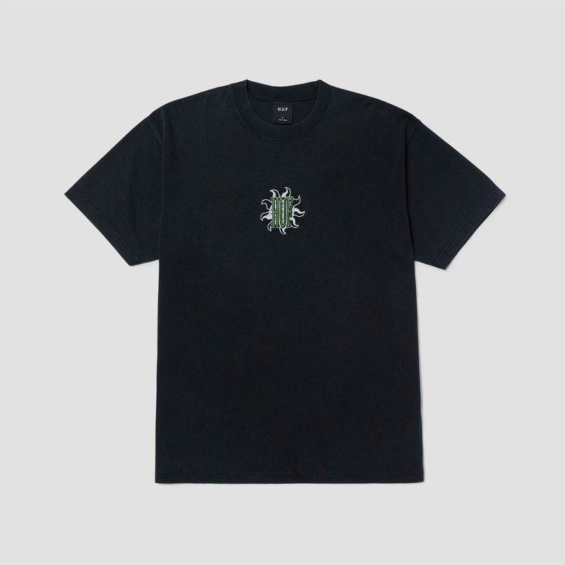 Huf Apollo T-Shirt Washed Black Small