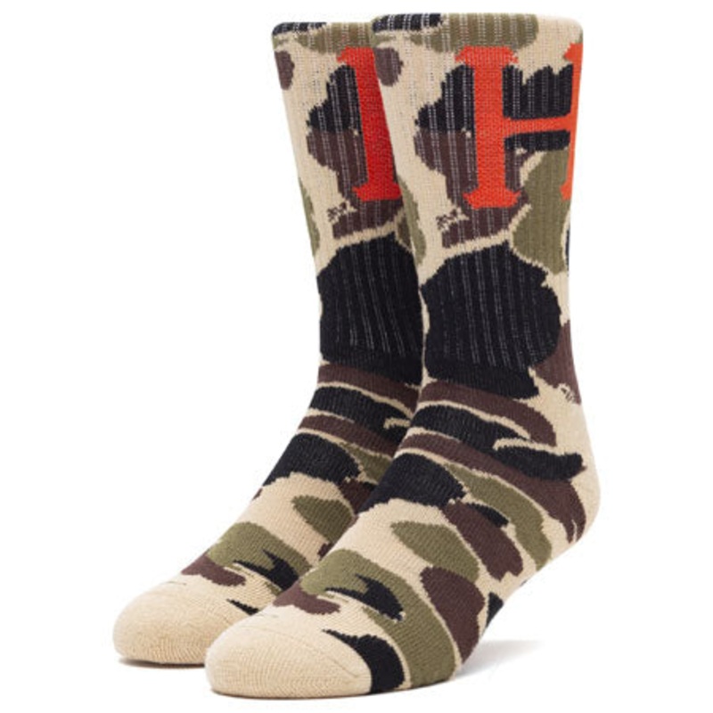 HUF Hartford Crew Socks Duck Camo One size fits all