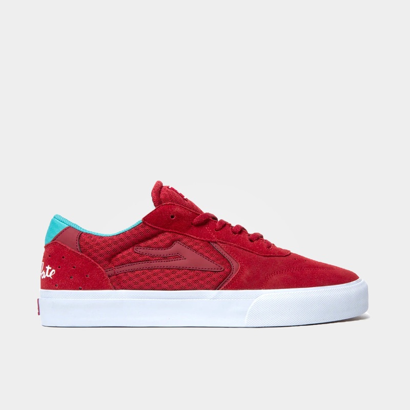 Lakai x Chocolate – Atlantic Vulc Shoes – Red UK 7