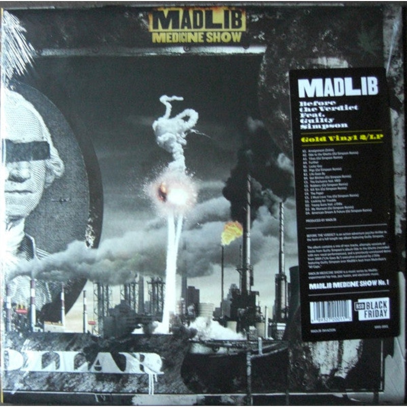 Madlib Feat. Guilty Simpson  Before The Verdict Gold Color 2xLP Vinyl LP Record