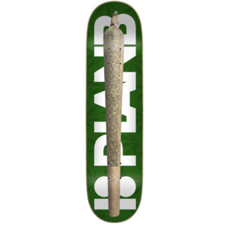 Plan B Spliff Skateboard Deck Green 8.0″ 8.0″