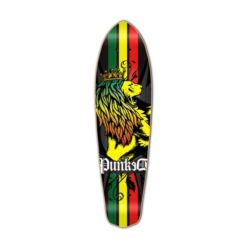 Punked Micro Cruiser Rasta  Deck Deck