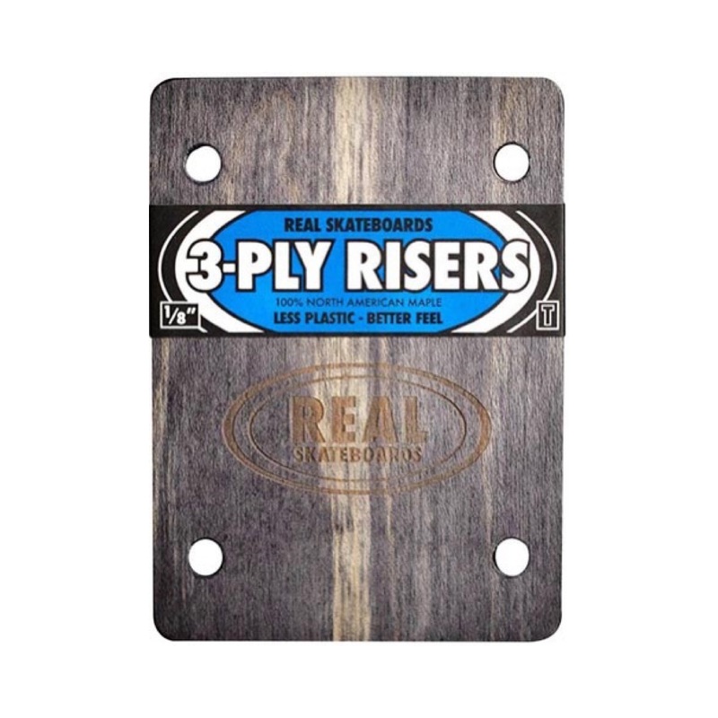 Real 3-Ply “Thunder” Skateboard Risers 1/8″