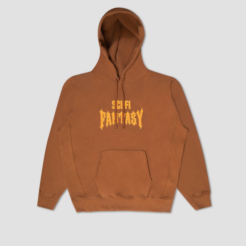 Sci-Fi Fantasy Biker Hood Brown Small