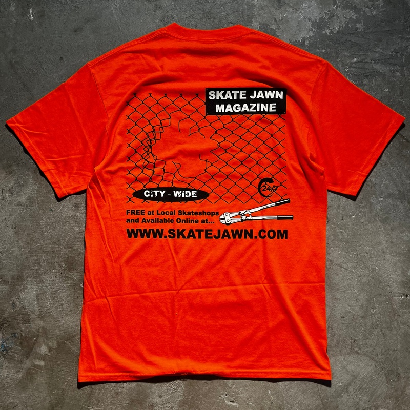Skate Jawn – Boltcutter T-Shirt – Hi Vis Orange Medium