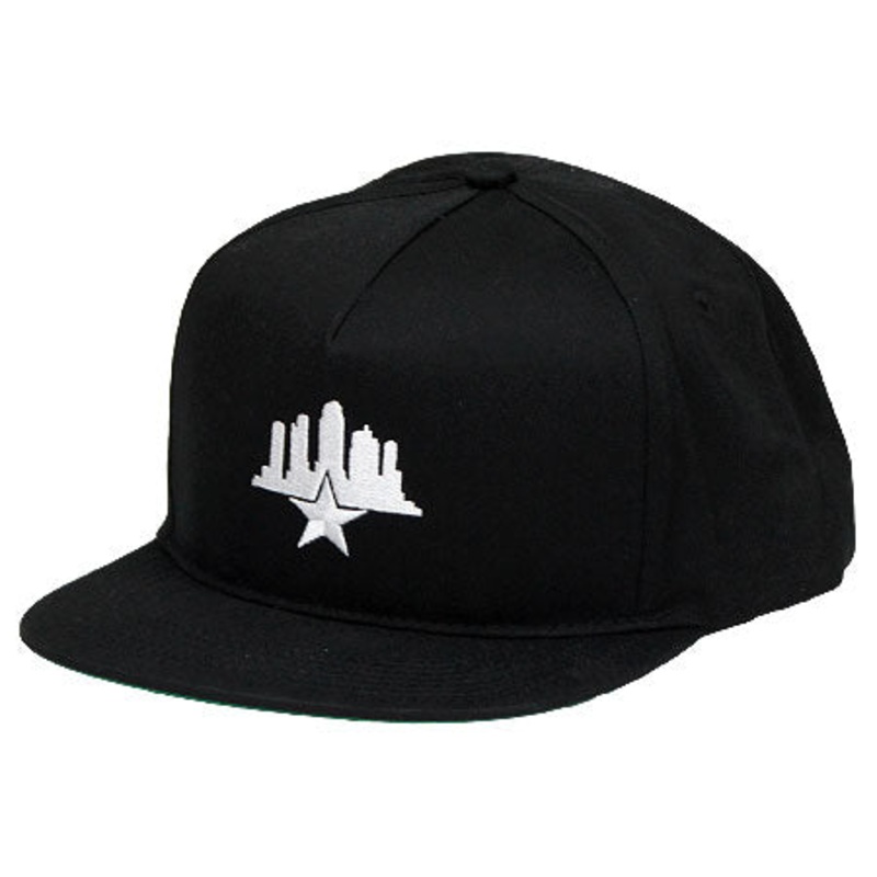 Skatepark of Tampa SPoT Embroidered City Star Snapback Hat Black One size fits all